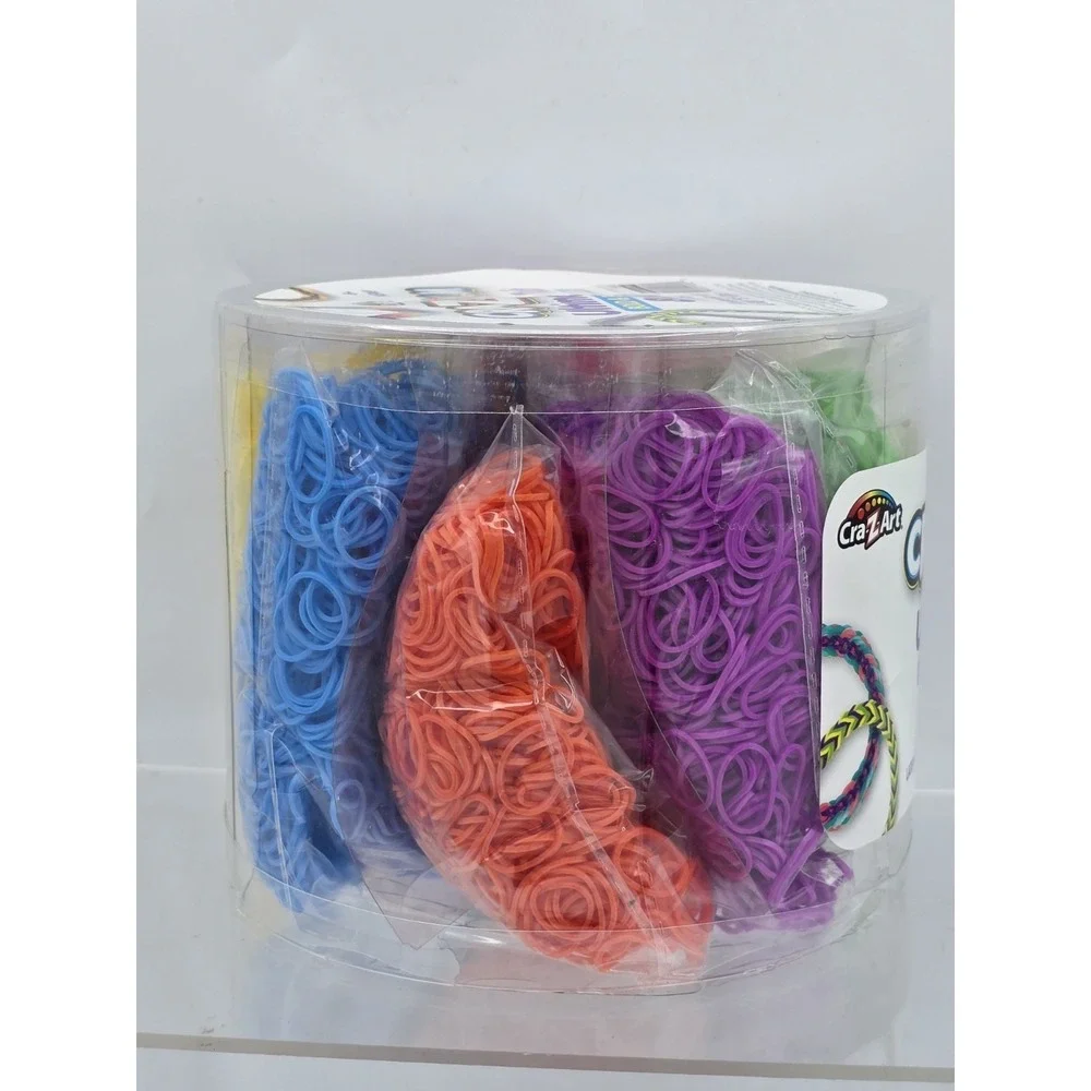 Cra Z Art Ultimate Tub 8000 Latex Free Rubber Bands for Bracelet Making